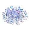 Two Tone Transparent Glass Beads GLAA-NH0001-03F-1