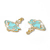 Alloy Enamel Pendants PALLOY-F288-05A-3