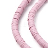 Handmade Polymer Clay Beads Strands CLAY-R089-4mm-Q087-3