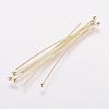 Rack Plating Brass Ball Head Pins KK-E680-03-0.6x61mm-G-2