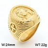 Hip-hop Style 304 Stainless Steel Finger Rings for Men FS-WG74A00-04-1