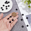 20Pcs Natural Black Onyx(Dyed & Heated) European Beads FIND-ME0003-87C-3