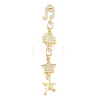 Brass Micro Pave Cubic Zirconia Big Pendants KK-A297-04C-G-1