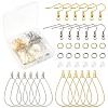 DIY Wire Wrap Earring Making Kit STAS-CJ0002-39-5
