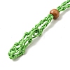 Braided Wax Rope Cord Macrame Pouch Necklace Making NJEW-J007-05-2