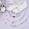 50Pcs 5 Colors Brass Open Jump Rings KK-BBC0027-91-4