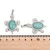 Natural Amazonite Pendants G-A315-03E-P-3