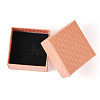 Rhombus Textured Cardboard Ring Gift Storage Boxes CON-TAC0001-07B-3