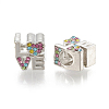 Alloy European Beads MPDL-S066-014P-1