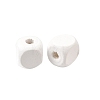 Spray Painted Wooden Beads WOOD-P021-01B-30-2