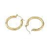 Ion Plating(IP) 304 Stainless Steel Hoop Earrings for Women EJEW-K281-34G-02-2