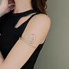 Vortex Alloy Upper Arm Open Cuff Bangles WG9CF3D-06-1
