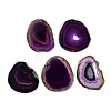 Dyed & Heated Natural Agate Slice Big Pendants GG-CBAAF67-02D-1