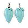 Synthetic Turquoise Pendants G-H359-04P-02-1