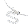 304 Stainless Steel Macrame Pouch Empty Stone Holder for Pendant Necklaces Making NJEW-JN04383-01-3
