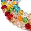 Transparent Electroplate Glass Beads Strands LS-GLAA-F029-2mm-D29-3