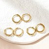 Ion Plating(IP) 304 Stainless Steel Hoop Earrings EJEW-P177-G-06-3