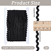 Wave Bending Fringe Trim OCOR-GF0006-41E-2