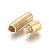 304 Stainless Steel Bayonet Clasps X-STAS-I013-6mm-MG-4
