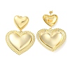 Brass Stud Earrings for Women EJEW-B057-09G-1