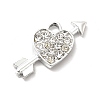 Alloy Rhinestone Pendants ALRI-C007-25P-2