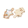 Alloy Glass Pendants FIND-K030-03G-2
