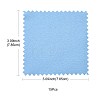 15Pcs Faux Suede Fabric Square Silver Polishing Cloth AJEW-FS0001-44-4
