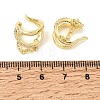Brass Micro Pave Cubic Zirconia Cuff Earrings for Women CU-CBAE7DF-27G-5