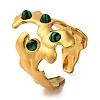 Irregular Synthetic Gemstone Finger Rings RJEW-Q822-13G-2