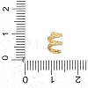 Brass Micro Pave Cubic Zirconia Beads KK-P302-16G-3