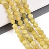 Natural Lemon Jade Beads Strands G-Q606-58A-1