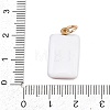 Brass Enamel Pendants X-ENAM-I087-01-3
