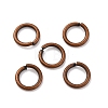 Brass Saw Cut Open Jump Rings KK-G514-01I-R-1