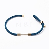 Braided Nylon Cord Bracelet Making MAK-A017-D02-05G-2