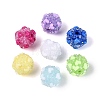 Opaque Acrylic & Transparent Resin Rhinestone Beads SACR-Q005-02A-1