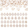 36Pcs 36 Styles Letter A~Z & Number 0~9 Alloy Enamel Charms ENAM-TA0003-11B-2
