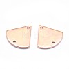 Brass Links Connectors KK-J279-39RG-NR-2