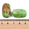 Opaque Acrylic Imitation Gemstone Beads OACR-G064-04B-3