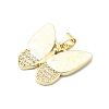 Brass Micro Pave Clear Cubic Zirconia Pendants KK-A221-16c-G-2
