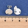 304 Stainless Steel Stud Earring Findings STAS-O119-15A-S-3