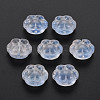 Two Tone Transparent Baking Painted Glass Beads GLAA-S190-021-B03-5