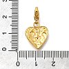 Heart 304 Stainless Steel Rhinestones Pendant Decorations STAS-R159-50G-01-3