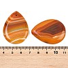 Natural Banded Agate Pendants GG-K002-02D-3