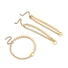 (Jewelry Parties Factory Sale)304 Stainless Steel Charm Bracelets Sets BJEW-JB05387-1