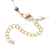 304 Stainless Steel Chain Anklets for Women AJEW-AN00691-5