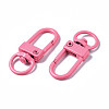 Spray Painted Eco-Friendly Alloy Swivel Snap Hooks Clasps PALLOY-T080-02J-NR-3
