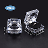 Transparent Plastic Ring Boxes OBOX-CA0001-004B-2