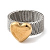 304 Stainless Steel Finger Rings for Women RJEW-K258-11GP-4