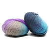 Rainbow Single-strand Dyed Thread Gradient Color Pure Wool Thread YCOR-PW0001-001M-1