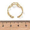 304 Stainless Steel Cuff Open Rings for Women RJEW-L341-01A-G-5
